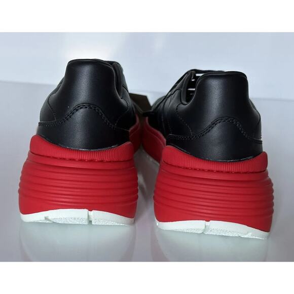 Bottega Veneta Men’s Black/Red Leather Sneakers 9 US (42 Euro) 565646 NIB $850 main image 4